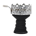 Crown Shisha Charcoal Holder With Handle 77MM Chicha Narguile Hose Tobacco hookah Bowl Accessories